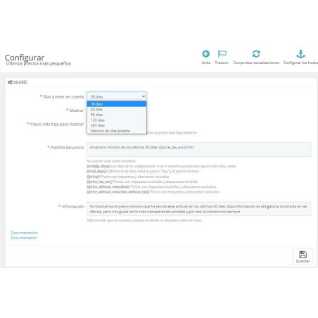 módulo Directiva Ómnibus prestashop