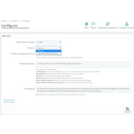 módulo Directiva Ómnibus prestashop