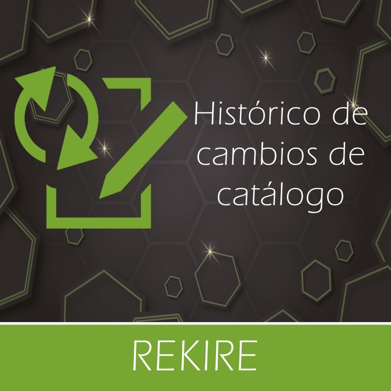 Módulo histórico de cambios de productos en backoffice