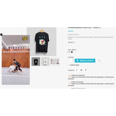 Módulo vídeo para productos flotantes cloudflare