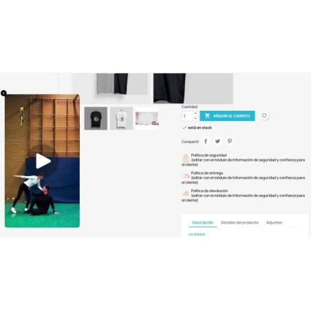 Módulo vídeo para productos flotantes cloudflare